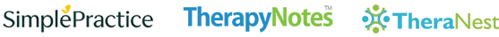 SimplePractice, TherapyNotes, and TheraNest