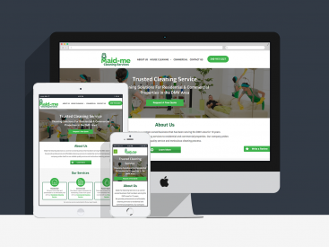 Maid-me Cleaning Services - Website Design